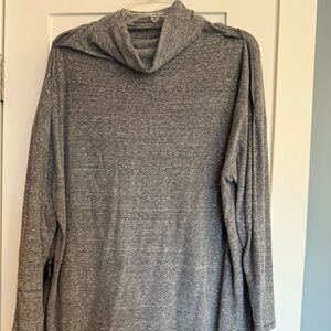 We The Free by Free People Gray Long Sleeve Mock Top Women’s Small Soft Knit